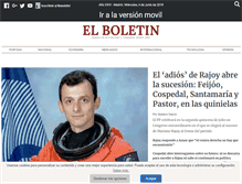 Tablet Screenshot of elboletin.com